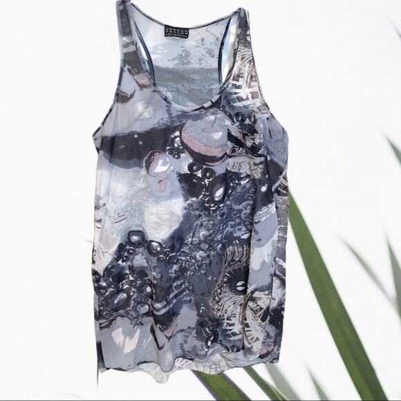 Jordan Taylor Collection Womens Sheer Gray Cover Swim size OS - Picture 1 of 6